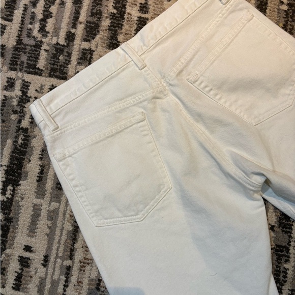 Helmut Lang Highrise Crisp White Cuff Out Shorts Cotton Size 28 / Medium - Picture 13 of 14